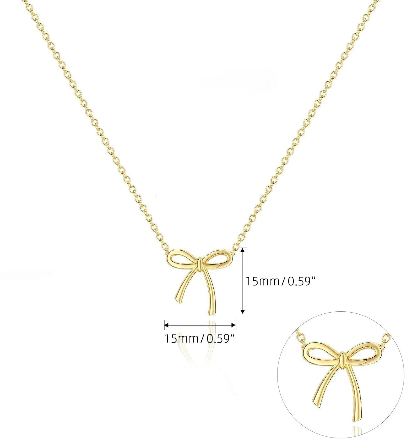 Colar de ouro para mulheres colar de arco banhado a ouro prata colar bonito arco pingente gargantilha corrente colares para mulheres jóias presente