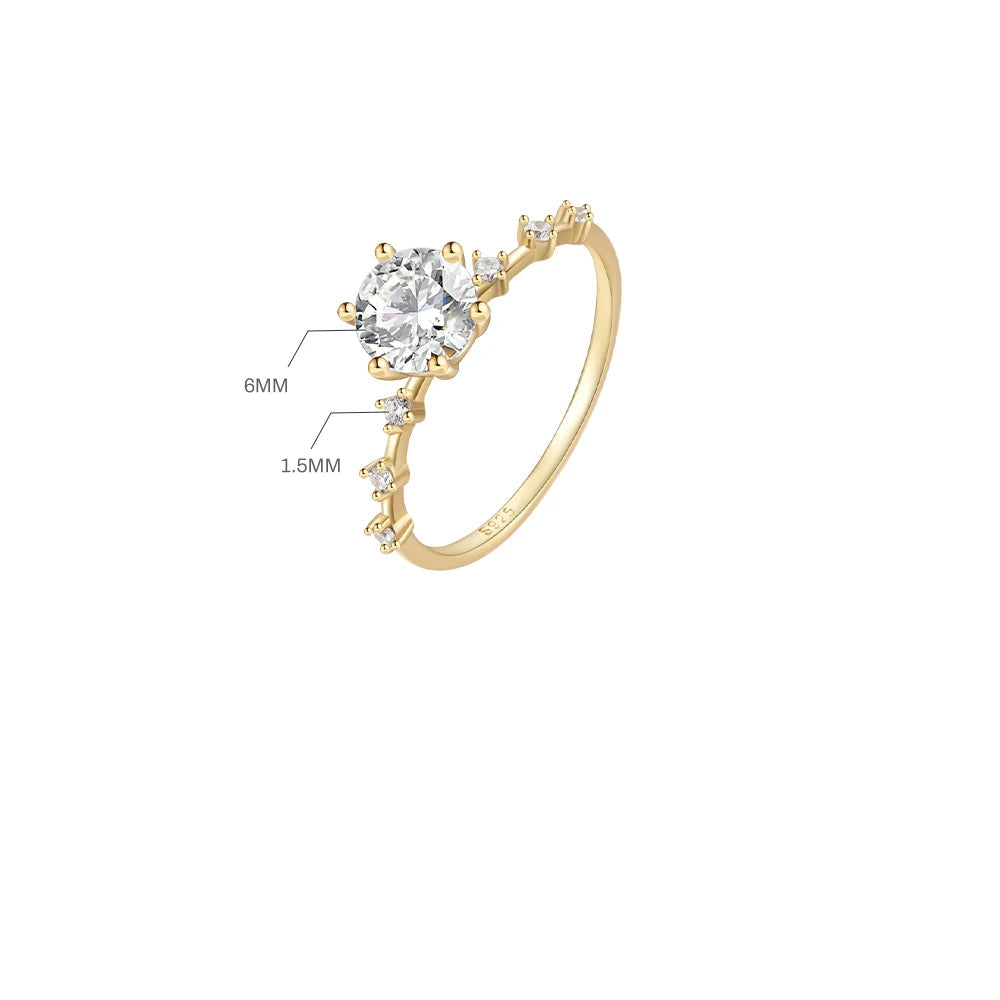 Roxi simples forma de ovo roxo cristal anéis de ouro para mulheres anéis jóias 925 prata esterlina anel de dedo ins anel de casamento anillos