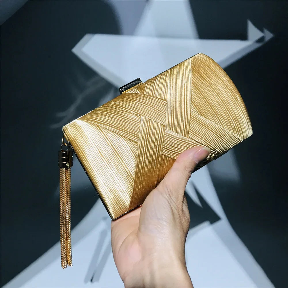 2024 nova moda feminina sacos de noite borla senhoras bolsa embreagem ombro corrente festa casamento bolsas sacos