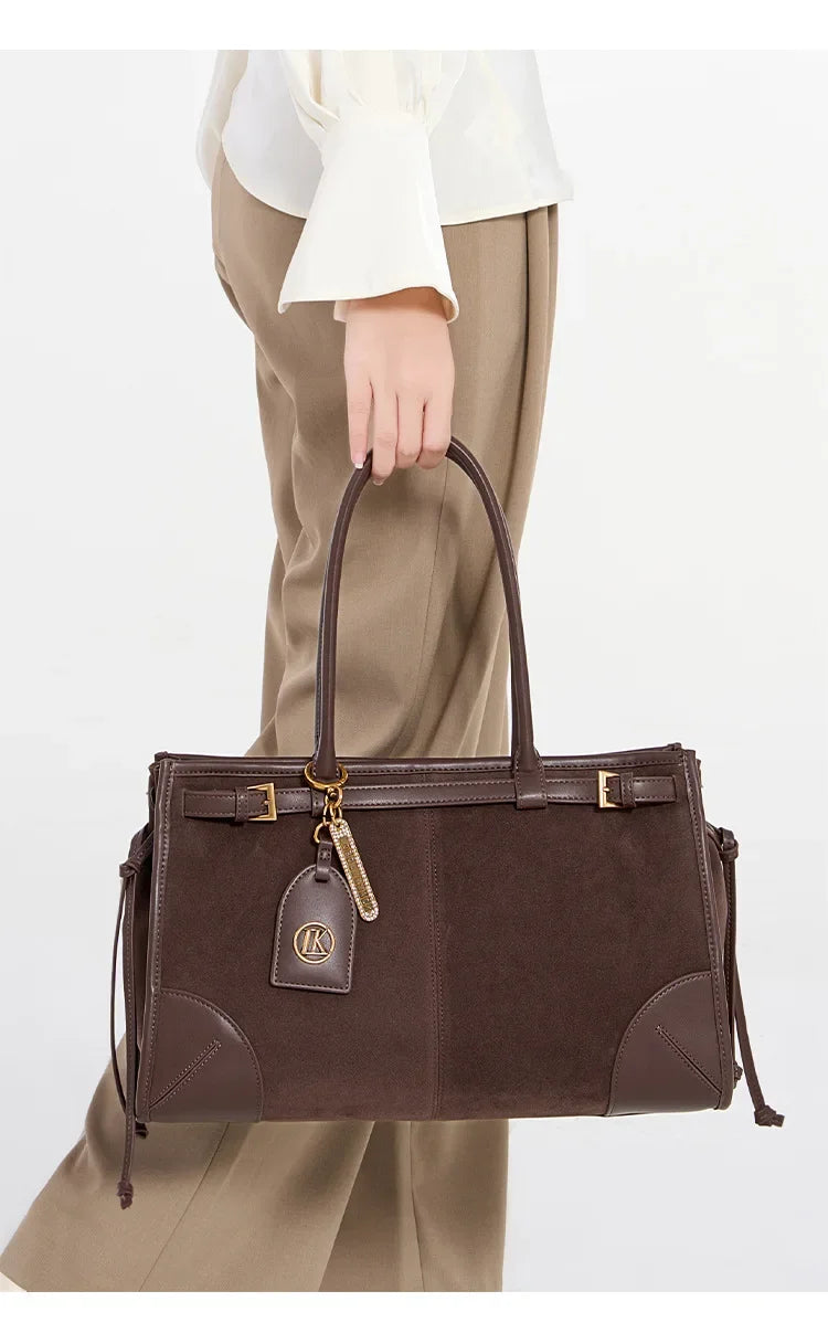 2024 novo outono/inverno motocicleta saco de couro fosco sacola commuter bolsa elegante versátil ombro único inclinação cros