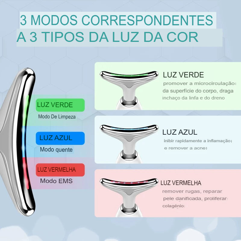 Massageador para Pescoço e Rosto - LiftBeauty -Lifting Facial