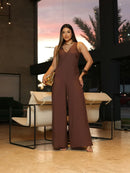 Macacão Longo com Bolso