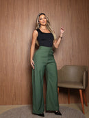 Calça Pantalona Ziper