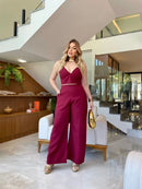 Conjunto Calça e Cropped