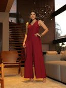 Macacão Longo com Bolso