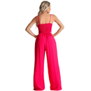 Macacão Longo Pantalona Tradicional com Alça - Viscolinho Premium