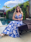 Vestido Longo Estampado Samy