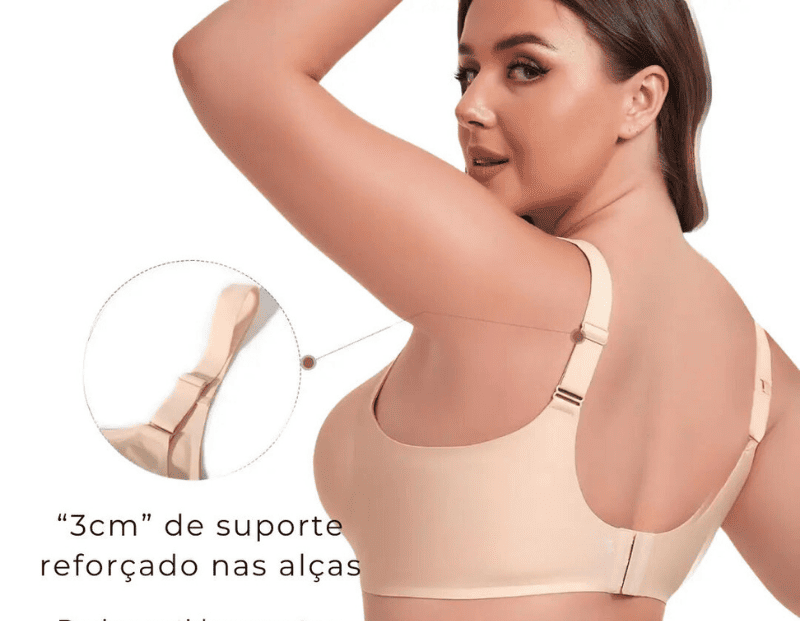 Sutiã Modelador ConfortPlus Sem Costura - Sustentação e Conforto