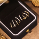 Brincos Quatro Pontas - Folheado a Ouro 18K