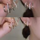 Brincos Quatro Pontas - Folheado a Ouro 18K