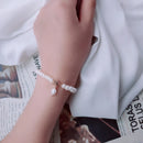 14k Gold Filled Natural Freshwater Pearl Bracelet para senhoras, Alta Qualidade Jóias, Promoção, Namorada Presente de Aniversário