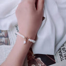 14k Gold Filled Natural Freshwater Pearl Bracelet para senhoras, Alta Qualidade Jóias, Promoção, Namorada Presente de Aniversário