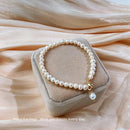 14k Gold Filled Natural Freshwater Pearl Bracelet para senhoras, Alta Qualidade Jóias, Promoção, Namorada Presente de Aniversário