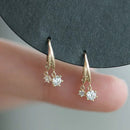 925 prata esterlina coreano brincos de cristal brilhante para mulheres bonito pequeno estudante jóias acessórios presentes namorada