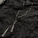 Novo 925 prata esterlina triângulo geométrico colar para mulheres ajustável clavícula corrente camisola corda corrente jóias presentes