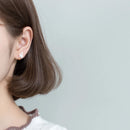 Brincos Modian-Squirrel para mulheres, prata esterlina 925, design original, cor ouro rosa, moda fofa, 100%