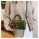 Outono inverno bolsa crossbody feminina commuter bolsa elegante retro pequeno quadrado saco versátil multi-funcional ombro único s