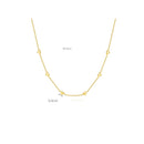 Canner 925 prata esterlina suave coração forma sobreposição clavícula colar para mulher 18k ouro ins simples colar jóias finas presente