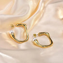 Luxo pérola brincos para mulheres, ouro 18k cheio, senhora menina designer de jóias, festa de casamento, presente de aniversário, lindo, nova chegada