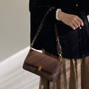 Design novo saco feminino de couro do plutônio do vintage axilas saco elegante pequena bolsa de ombro casual popular carteira móvel