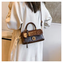 Outono inverno bolsa crossbody feminina commuter bolsa elegante retro pequeno quadrado saco versátil multi-funcional ombro único s