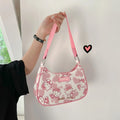 Miniso hello kitty bolsa de axilas para mulheres y2k sanrio kuromi mymelody bolsa mensageiro fofa meninas bolsa de ombro bolsa
