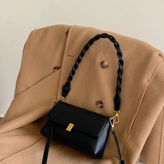 Design novo saco feminino de couro do plutônio do vintage axilas saco elegante pequena bolsa de ombro casual popular carteira móvel