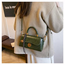 Outono inverno bolsa crossbody feminina commuter bolsa elegante retro pequeno quadrado saco versátil multi-funcional ombro único s
