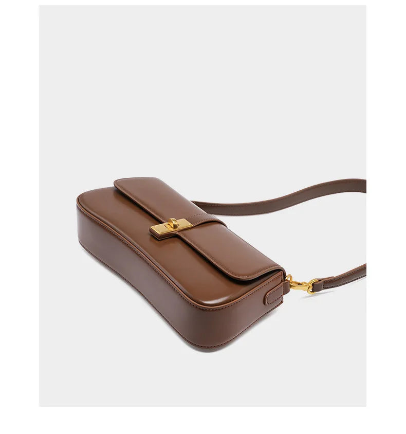 Designer de luxo feminino baguette saco alta qualidade couro genuíno bolsa ombro moda feminina crossbody sacos 2517