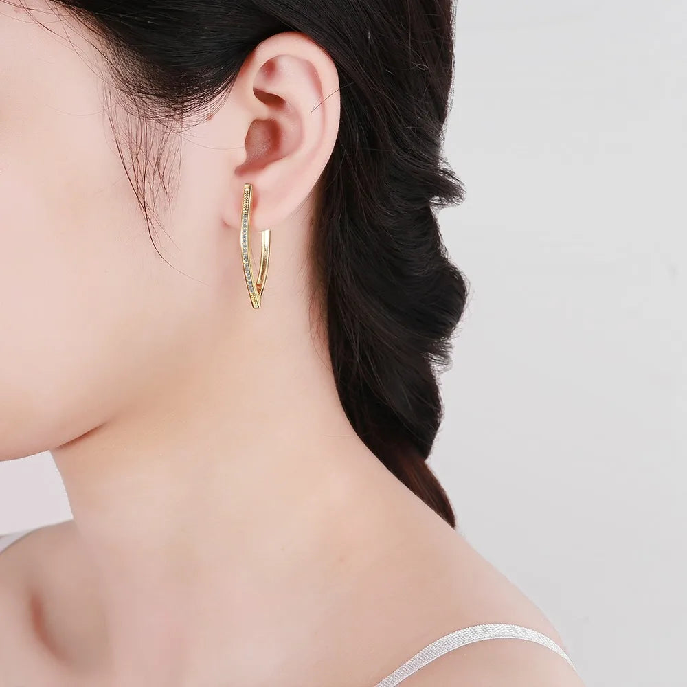Brinco 18k brinco de ouro real, joia de diamante original, pedra preciosa orecchini bohemia aros mujer orja 18 k brinco de ouro amarelo