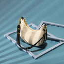 Verão design simples feminino meia lua hobo saco de alta qualidade mão-tecido palha axila saco feminino beira-mar praia bolsa de ombro 2024