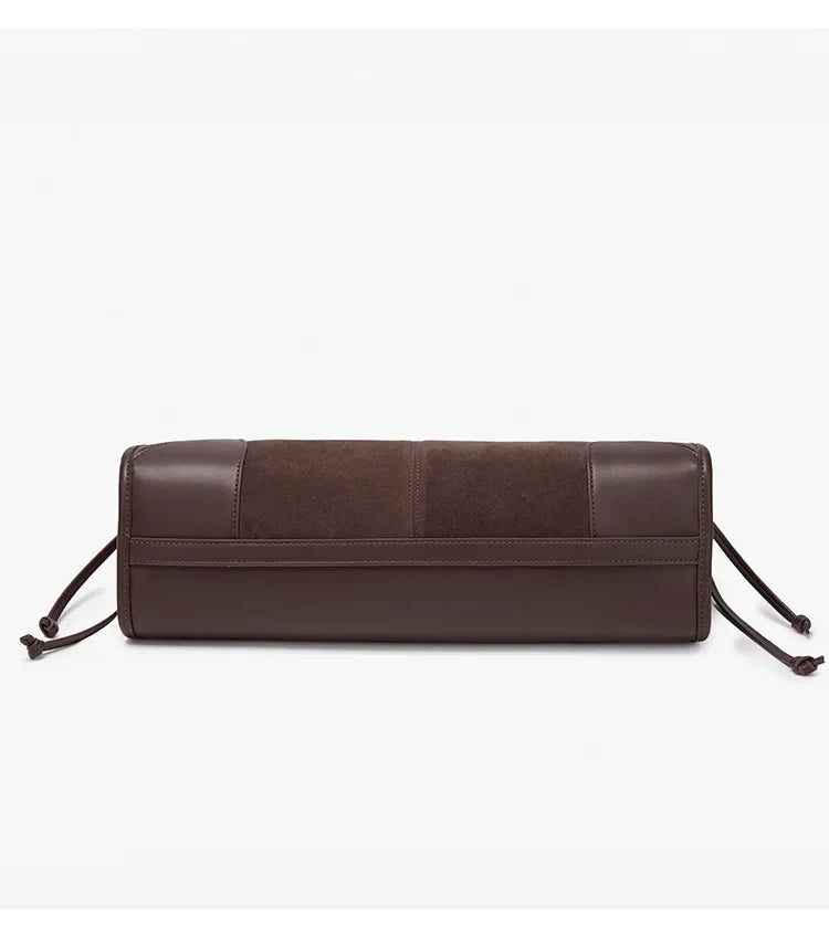 2024 novo outono/inverno motocicleta saco de couro fosco sacola commuter bolsa elegante versátil ombro único inclinação cros