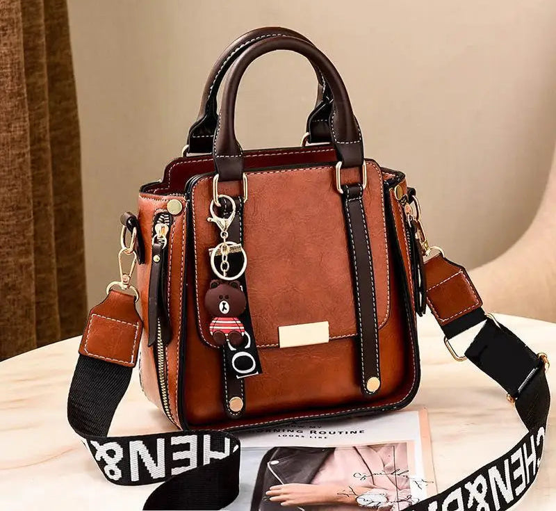 Bolsa de ombro toda em um para mulheres, bolsa de luxo, textura avançada, moda simples, 2021
