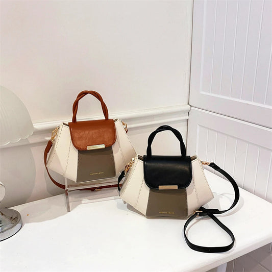 bolsa feminina bolsa feminina transversal bolsas grife luxo MOODS Contraste Cor Top-alça Sacos Para As Mulheres Patchwork Grande Capacidade Ombro Crossbody Shell Saco 2023 Designer De Luxo Bolsas