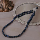 Colar de pérolas de água doce barroca natural 5-6mm, joias da moda para presente, gargantilha de prata esterlina 925 para mulheres e meninas