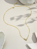 Dplaopa 925 prata esterlina geométrica oco cz zircão pingente longo colar corrente 2025 feminino brilhante fino luxo jóias de casamento