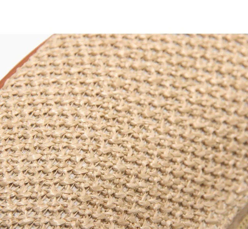 Verão design simples feminino meia lua hobo saco de alta qualidade mão-tecido palha axila saco feminino beira-mar praia bolsa de ombro 2024