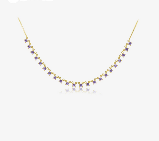 ANDYWEN-925 gargantilha longa de prata esterlina para mulheres, amuletos de zircão dourado transparente, colar de corrente, joias de casamento, presente fashion 2020