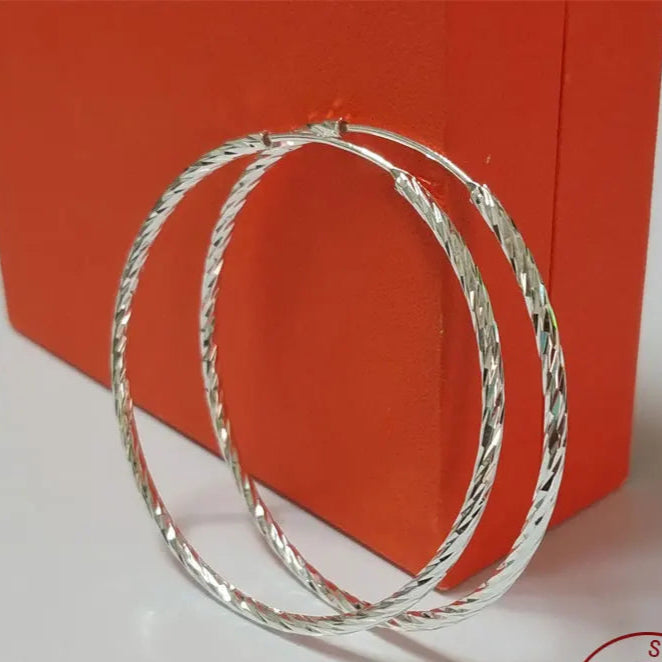 Senlissi - Brincos de argola femininos 18K AMARELO banhado a ouro 925 prata esterlina brincos de gota da moda C takoьги Kotyьца Kotyьц SL009
