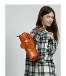 2025 nova bolsa de ombro feminina de couro genuíno luxo senhoras bolsa baguette saco feminino commuter compras axilas saco