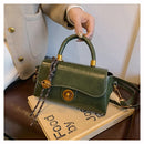 Outono inverno bolsa crossbody feminina commuter bolsa elegante retro pequeno quadrado saco versátil multi-funcional ombro único s