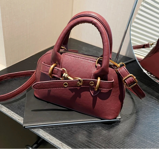 bolsa feminina luxo bolsa feminina transversal bolsa vermelha Tamanho pequeno sacos de alça superior para mulheres fivela de cinto design mini ombro cruz corpo escudo saco de luxo designer bolsas e bolsas