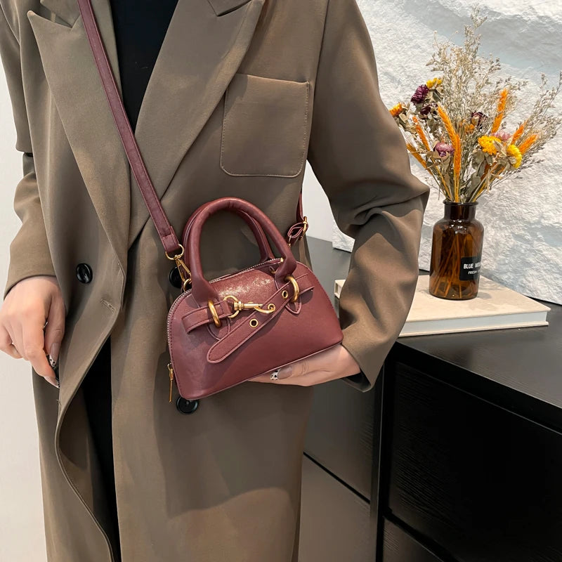 bolsa feminina luxo bolsa feminina transversal bolsa vermelha Tamanho pequeno sacos de alça superior para mulheres fivela de cinto design mini ombro cruz corpo escudo saco de luxo designer bolsas e bolsas