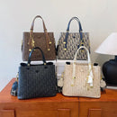 Bolsa tote de couro minimalista de luxo para mulheres design inspirado no vintage bolsa mensageiro elegante bolsa de ombro com zíper