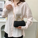 Glamourosa bolsa de ombro de PVC com strass para noite, com corrente removível e fecho, bolsa de festa com glitter para banquete/uso diário