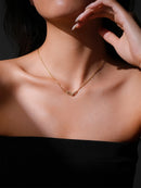 Dplaopa 925 prata esterlina geométrica oco cz zircão pingente longo colar corrente 2025 feminino brilhante fino luxo jóias de casamento