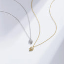 Colar pingente de caveira em prata esterlina 925 para mulheres oco, personalizado, hip hop, exclusivo, jóias da moda, banhado a ouro 14k, zircão