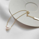 Coreia 925 prata esterlina natural de água doce pérola fina pulseira para mulheres simples temperamento acessórios mão