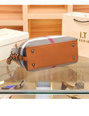 Bolsa de Ombro Feminina Xadrez, Bolsas Femininas Boston, Moda de Luxo, Messenger Bags, Designer de Marca, Bolsas Crossbody Portáteis, 2023