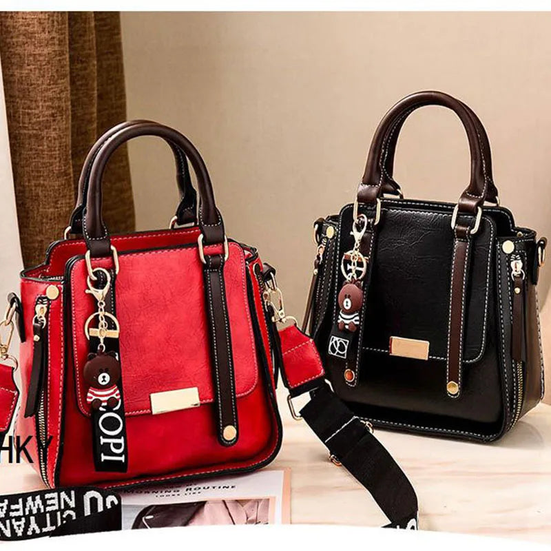 Bolsa de ombro toda em um para mulheres, bolsa de luxo, textura avançada, moda simples, 2021